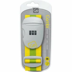 Go Travel Combi Koffergurt 5 cm yellow-green