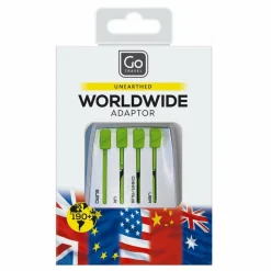 Go Travel Adapter-Stecker<Multifunktions Adaptor 6 cm unearthed