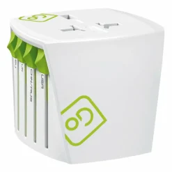 Go Travel Adapter-Stecker<Multifunktions Adaptor 6 cm unearthed