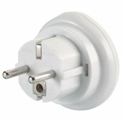 Go Travel Adapter-Stecker<Reiseadapter UK-EU weiß