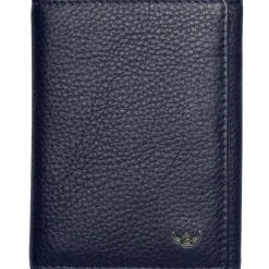 Golden Head Herrengeldbörsen Hochformat<Capri Geldbörse RFID Schutz Leder 8 cm blau