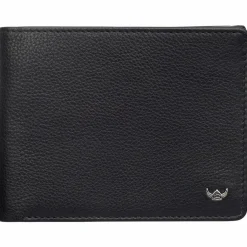 Golden Head Herrengeldbörsen Hochformat<Capri Geldbörse RFID Leder 12 cm schwarz