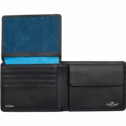 Golden Head Herrengeldbörsen Hochformat<Capri Geldbörse RFID Leder 12 cm schwarz