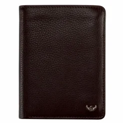 Golden Head Herrengeldbörsen Hochformat<Capri Geldbörse RFID Schutz Leder 9 cm dunkelbraun