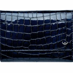 Golden Head Damengeldbörsen Querformat<Cayenne Geldbörse RFID Leder 14 cm nachtblau