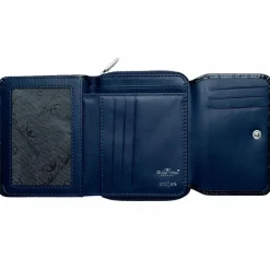 Golden Head Damengeldbörsen Querformat<Cayenne Geldbörse RFID Leder 11,5 cm nachtblau