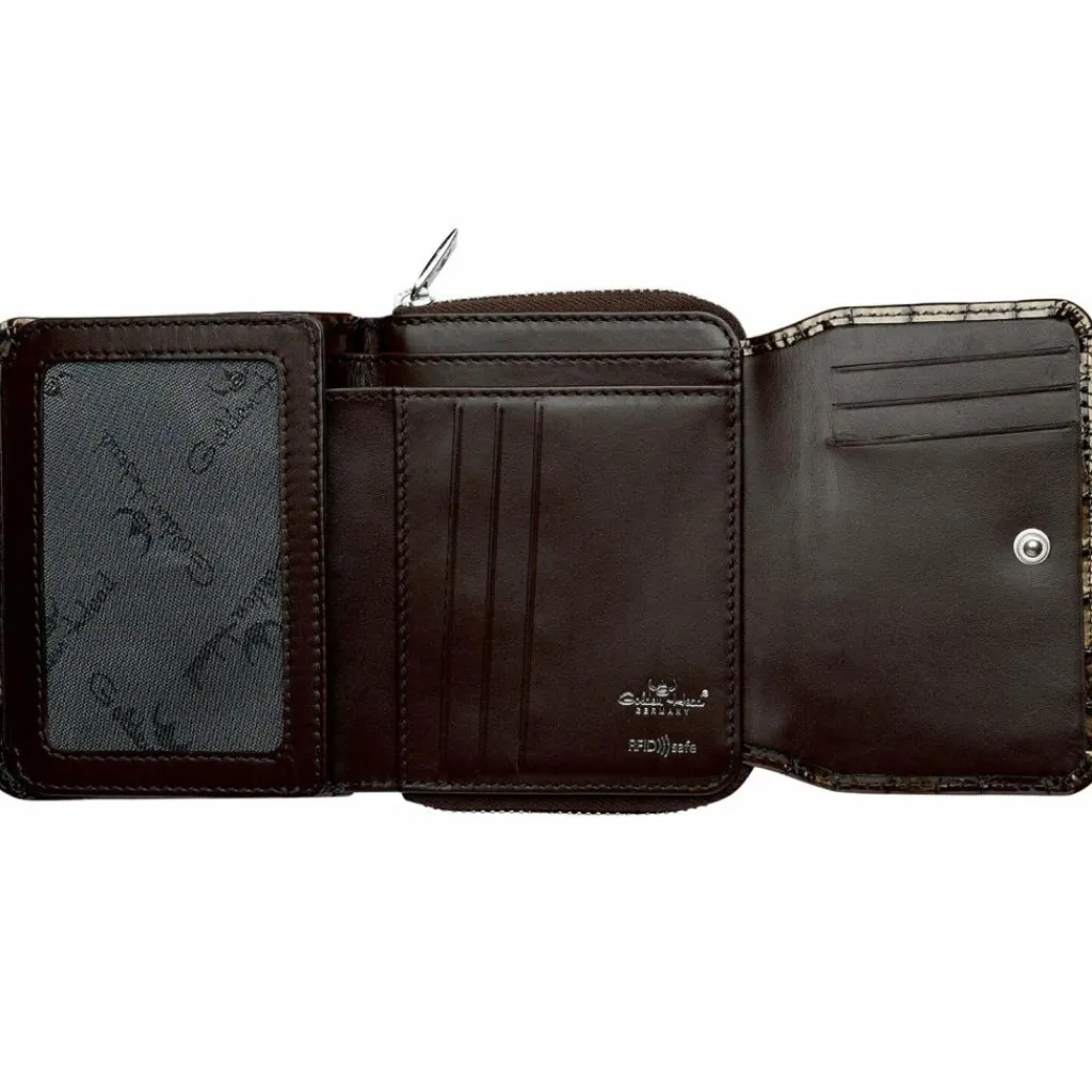 Golden Head Damengeldbörsen Querformat<Cayenne Geldbörse RFID Leder 11,5 cm toffee