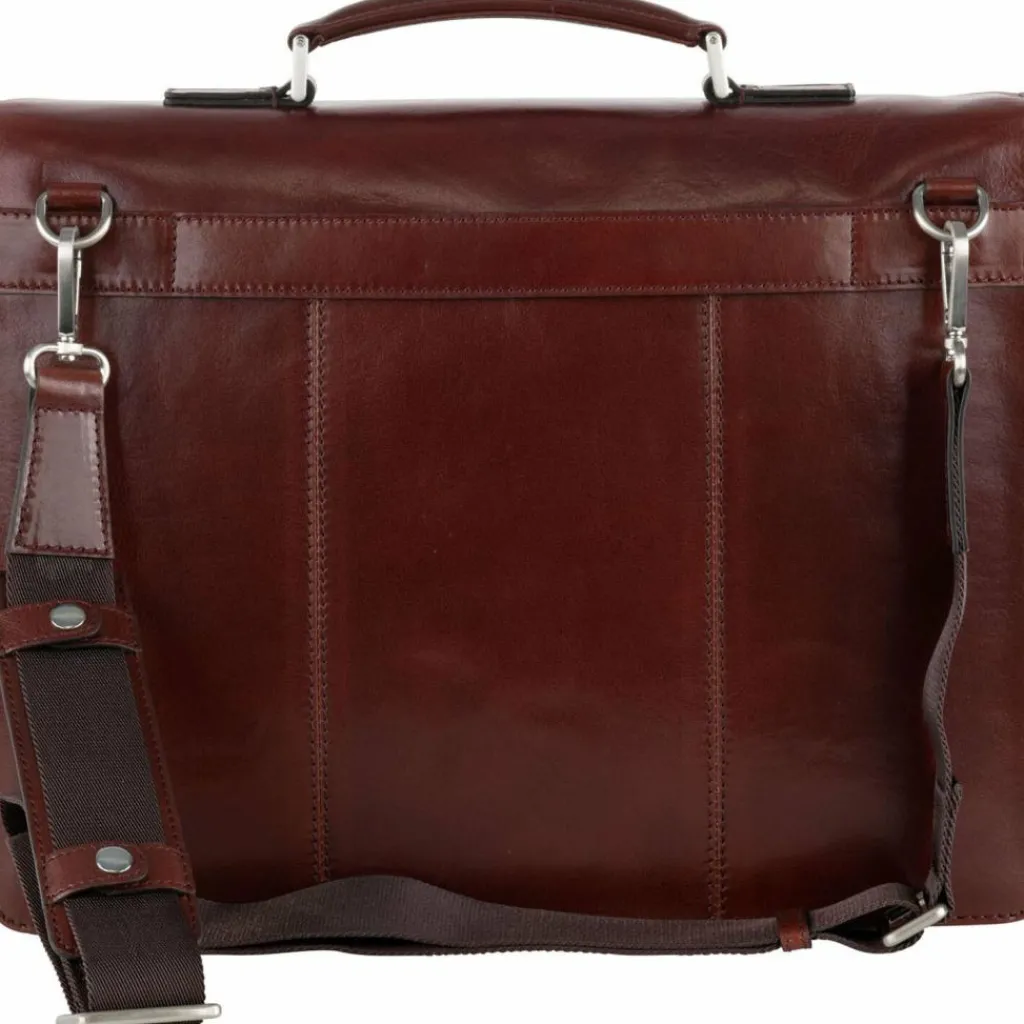Golden Head Laptoptaschen|Aktentaschen<Colorado Aktentasche RFID Leder 38 cm Laptopfach tabacco