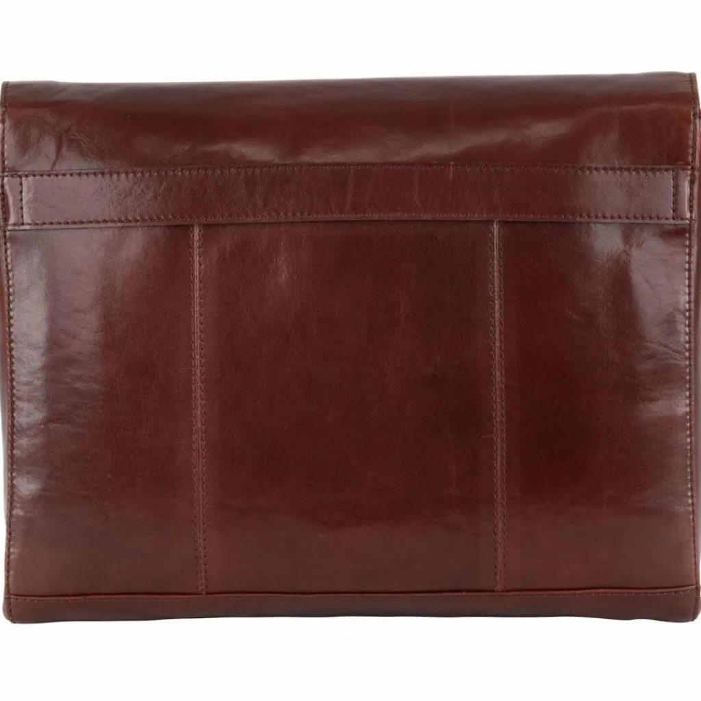 New Golden Head Colorado Aktentasche Leder 37 cm Laptopfach tabacco