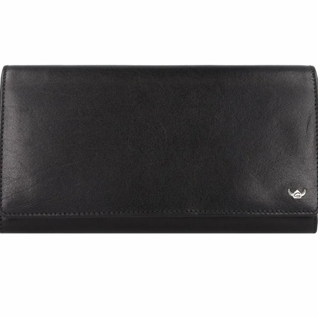 Outlet Golden Head Colorado Geldbörse RFID Leder 18,5 cm schwarz