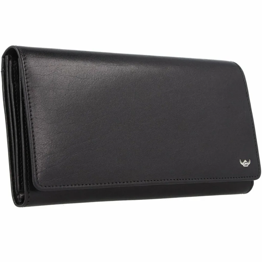 Outlet Golden Head Colorado Geldbörse RFID Leder 18,5 cm schwarz