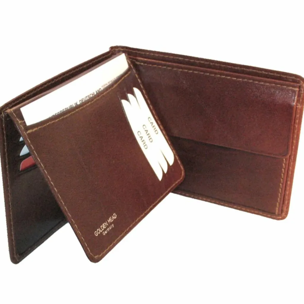 Sale Golden Head Colorado Geldbörse RFID Leder 12 cm tabacco