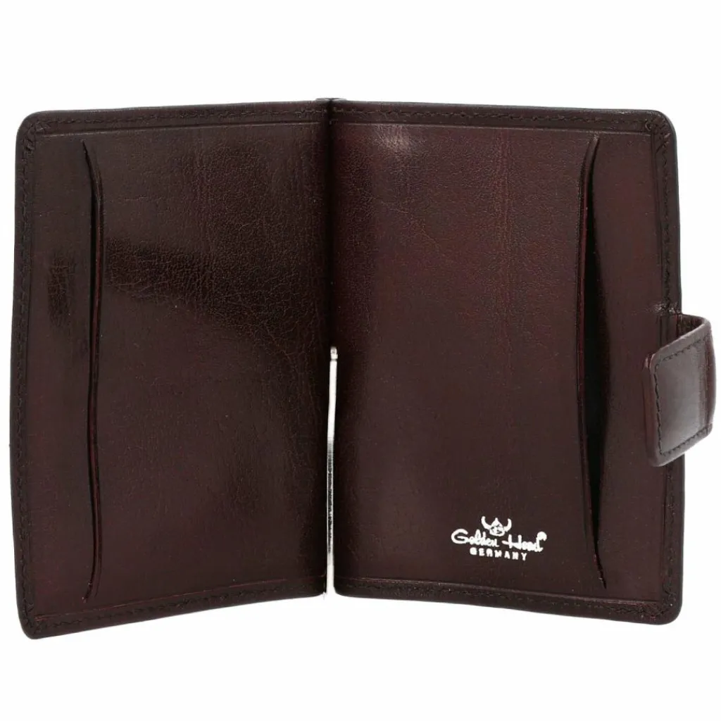 Golden Head Colorado Kreditkartenetui Leder 8,5 cm mit Geldscheinklammer