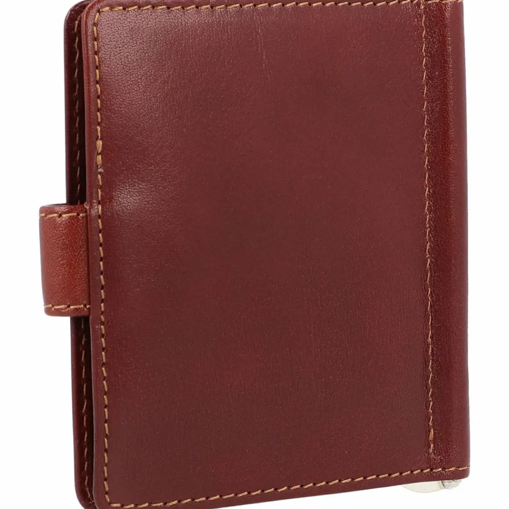 Golden Head Visitenkartenetuis<Colorado Kreditkartenetui Leder 8,5 cm mit Geldscheinklammer tabacco