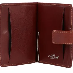 Golden Head Visitenkartenetuis<Colorado Kreditkartenetui Leder 8,5 cm mit Geldscheinklammer tabacco