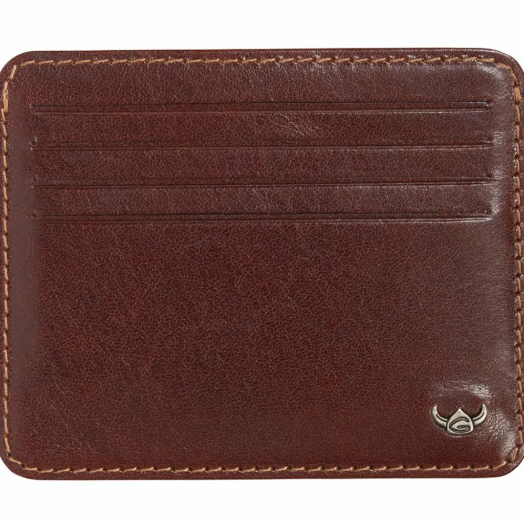 Golden Head Visitenkartenetuis<Colorado Kreditkartenetui RFID Schutz Leder 10 cm tabacco