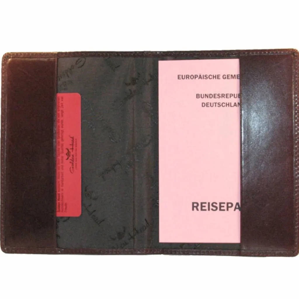 Outlet Golden Head Colorado Reisepassetui RFID Leder 10 cm bordeaux
