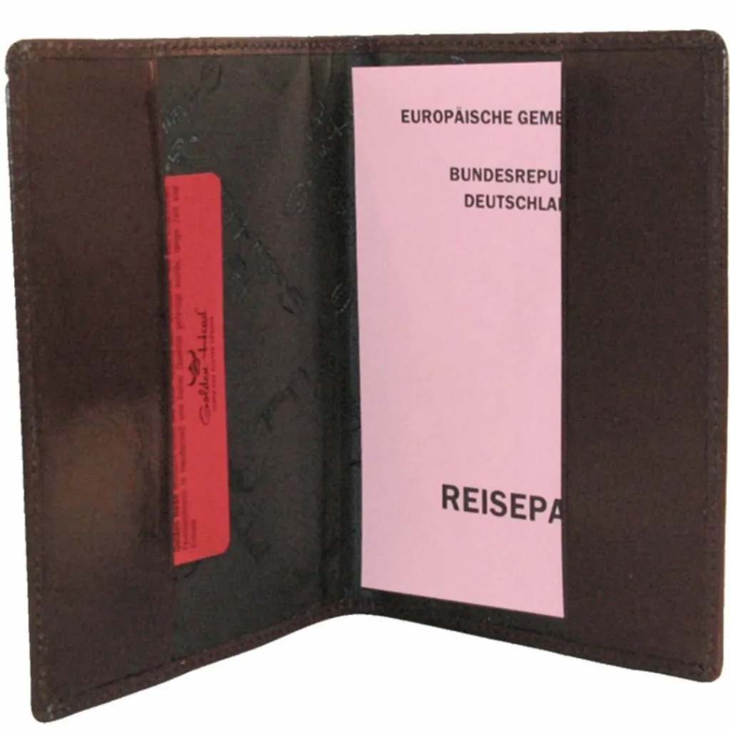 Outlet Golden Head Colorado Reisepassetui RFID Leder 10 cm bordeaux