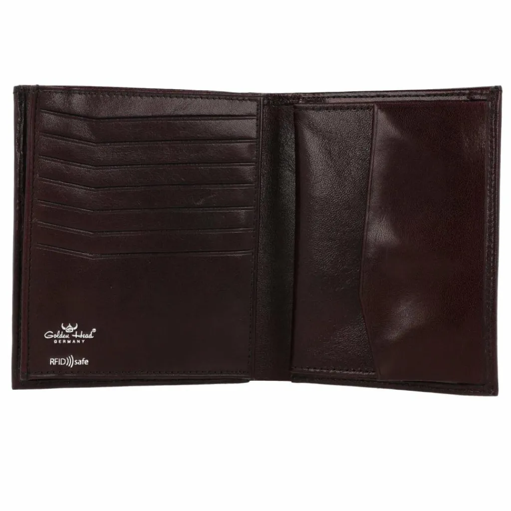 Sale Golden Head Colorado RFID Protect Geldbörse Leder 10,5 cm tabacco