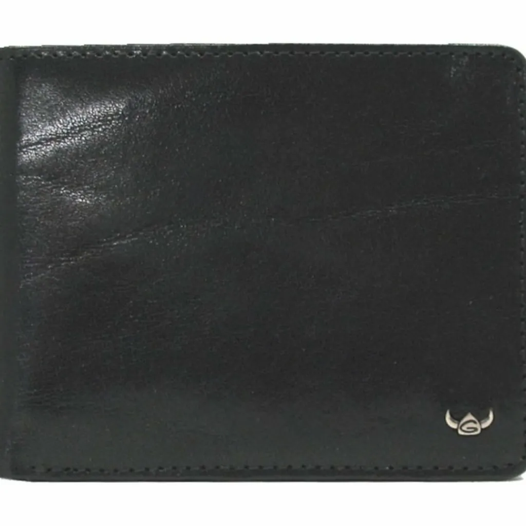 Outlet Golden Head Colorado RFID Protect Geldbörse Leder 12,5 cm schwarz