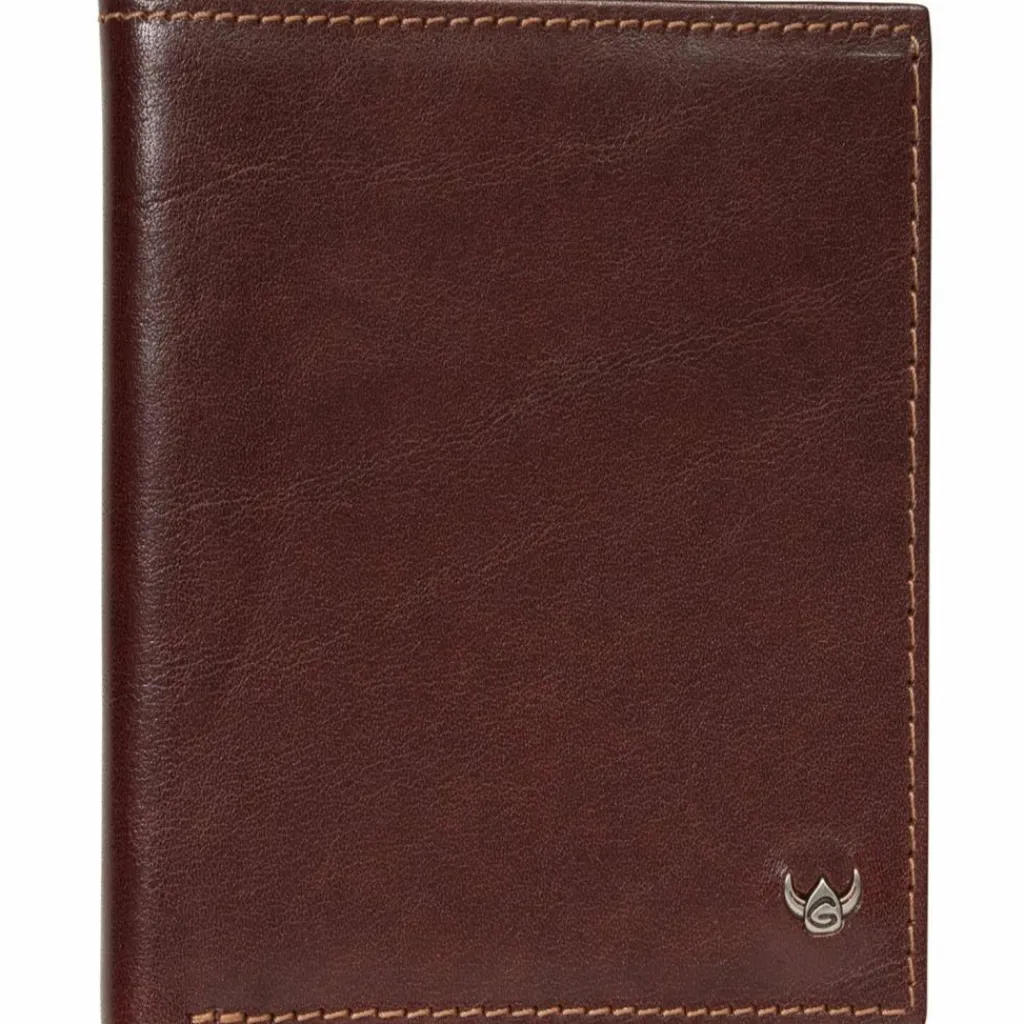 Golden Head Herrengeldbörsen Hochformat<Colorado RFID Protect Geldbörse Leder 8,5 cm tabacco