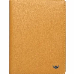 Discount Golden Head Madrid Ausweisetui RFID Leder 9 cm senfgelb