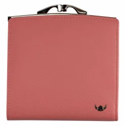 Clearance Golden Head Madrid Geldbörse RFID Schutz Leder 10 cm koralle