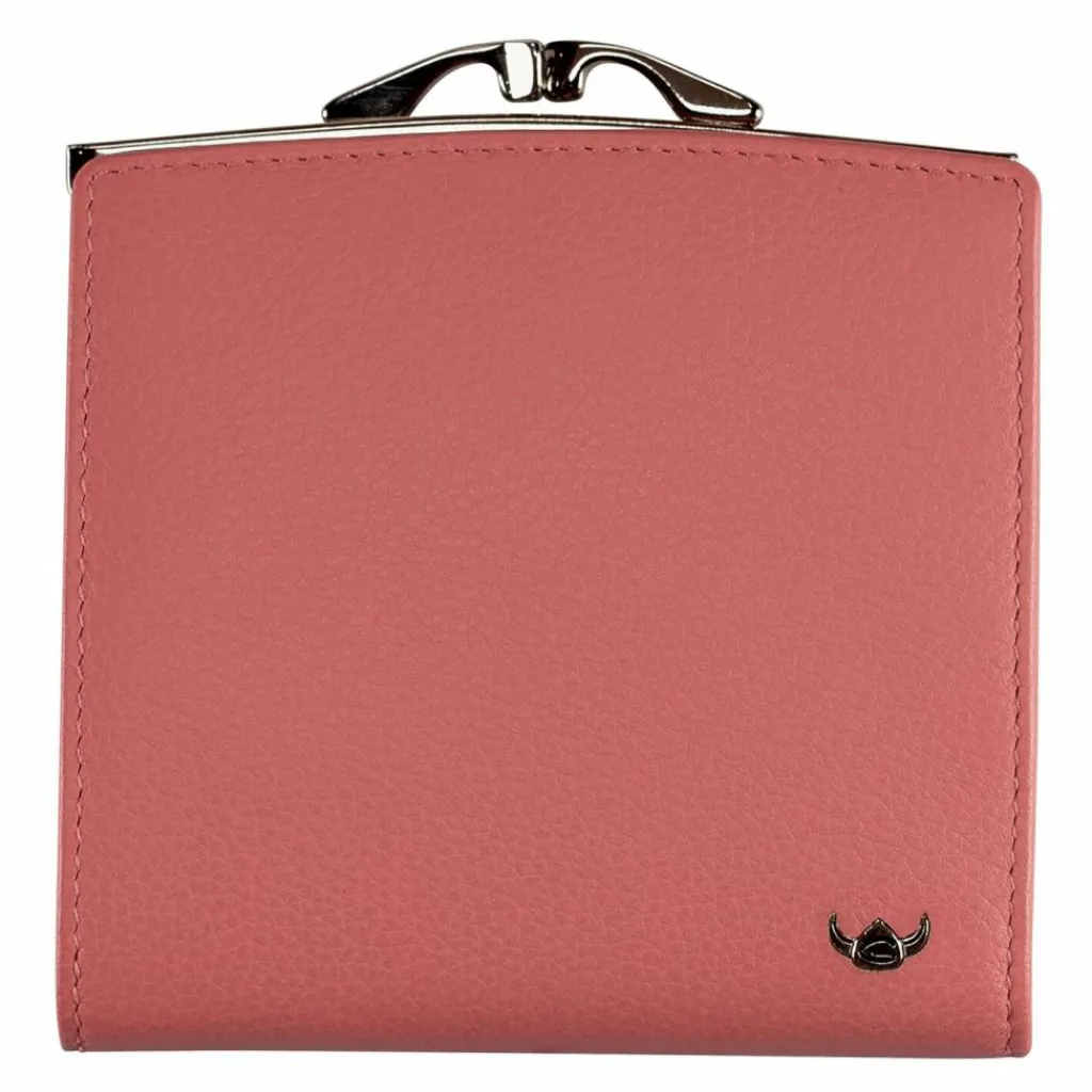 Clearance Golden Head Madrid Geldbörse RFID Schutz Leder 10 cm koralle