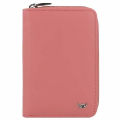 Golden Head Damengeldbörsen Hochformat<Madrid Geldbörse RFID Schutz Leder 8 cm koralle