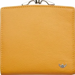 Golden Head Damengeldbörsen Querformat<Madrid Geldbörse RFID Leder 10 cm senfgelb