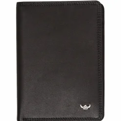 Golden Head Ausweisetuis<Polo Ausweisetui RFID Leder 9 cm schwarz