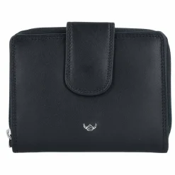 Golden Head Herrengeldbörsen Querformat|Damengeldbörsen Querformat<Polo Geldbörse RFID Leder 12,5 cm black
