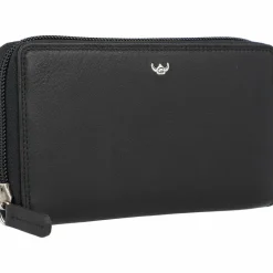 Golden Head Damengeldbörsen Querformat<Polo Geldbörse Leder 15 cm schwarz