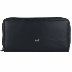 Golden Head Damengeldbörsen Querformat<Polo Geldbörse RFID Leder 19 cm black