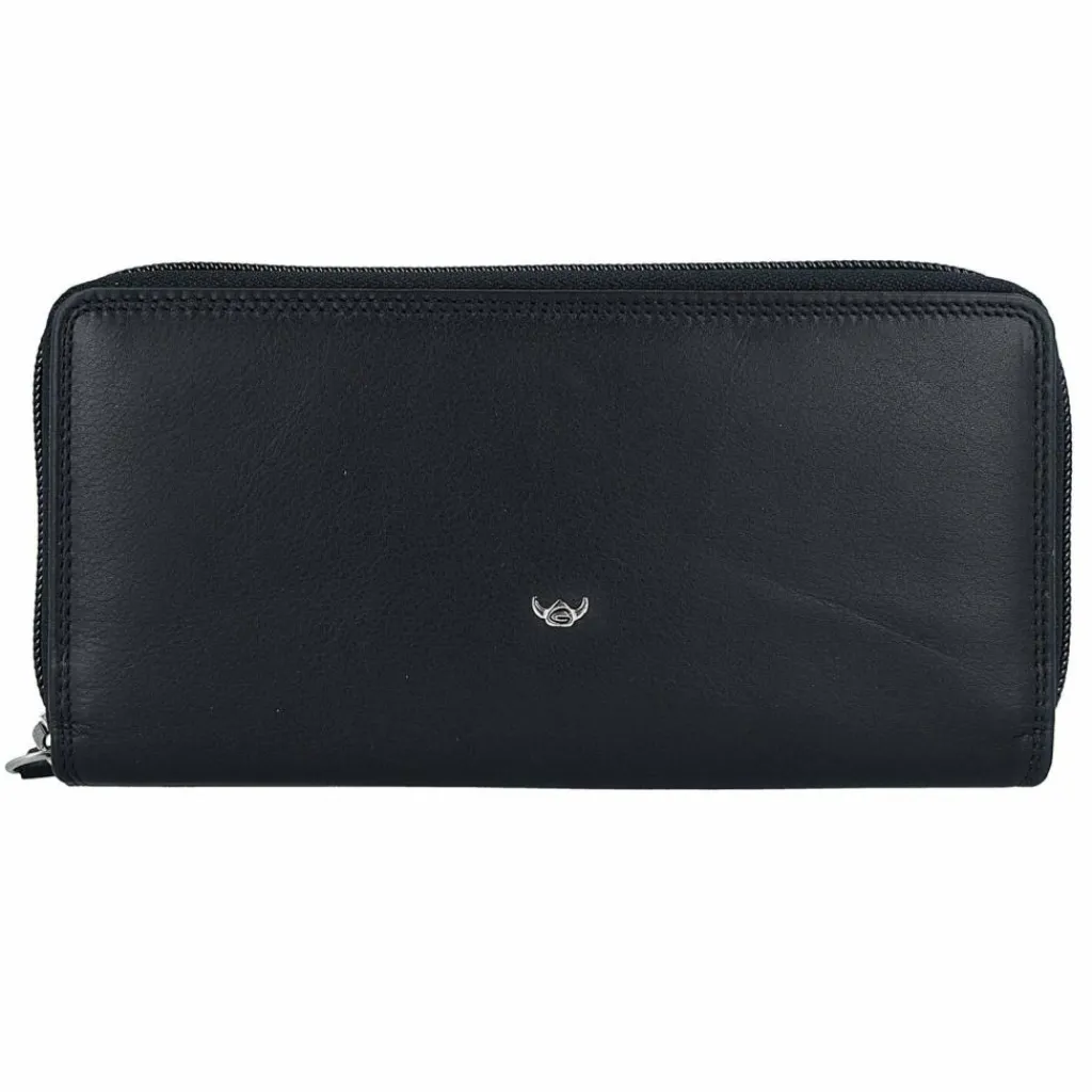 Golden Head Damengeldbörsen Querformat<Polo Geldbörse RFID Leder 19 cm black