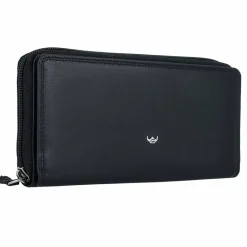 Golden Head Damengeldbörsen Querformat<Polo Geldbörse RFID Leder 19 cm black
