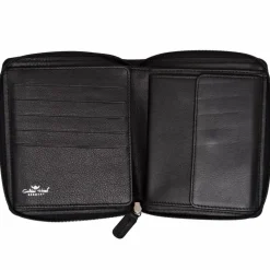 Golden Head Damengeldbörsen Hochformat<Polo Geldbörse RFID Leder 10,5 cm schwarz