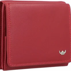 New Golden Head Polo Geldbörse RFID Leder 10 cm rot