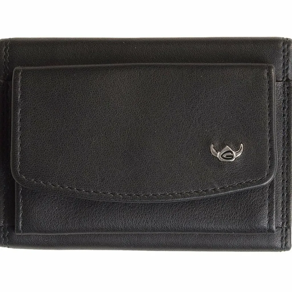 Best Golden Head Polo Geldbörse RFID Leder 9,5 cm schwarz