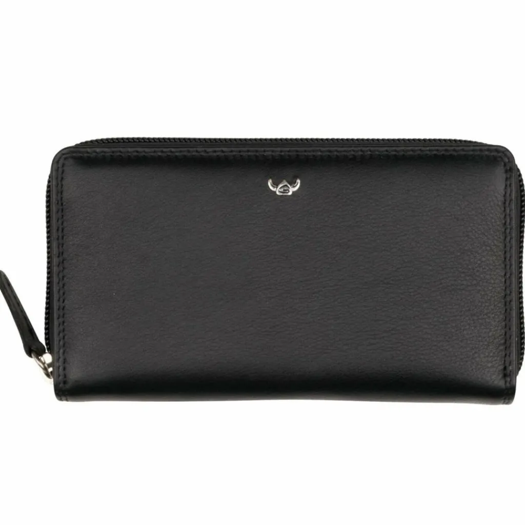 New Golden Head Polo Geldbörse RFID Leder 15 cm schwarz