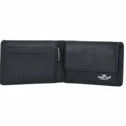 Golden Head Herrengeldbörsen Querformat<Polo Geldbörse RFID Leder 10 cm schwarz