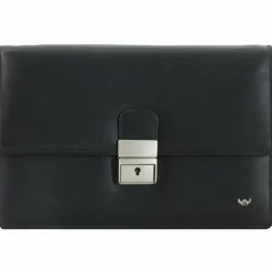 Herren Golden Head Polo Herrentasche Handgelenktasche Leder 23 cm