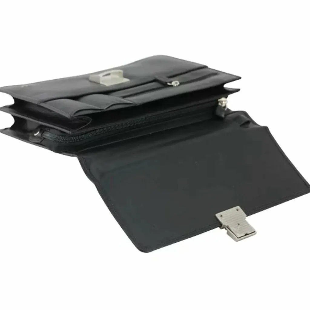 Herren Golden Head Polo Herrentasche Handgelenktasche Leder 23 cm