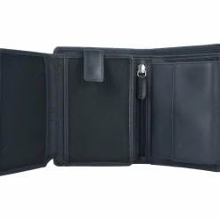 Golden Head Herrengeldbörsen Hochformat<Polo RFID Protect Geldbörse Leder 9 cm schwarz