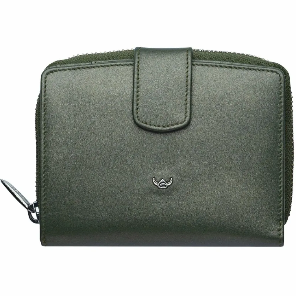 Golden Head Damengeldbörsen Querformat<Valencia Geldbörse RFID Schutz Leder 12 cm fango