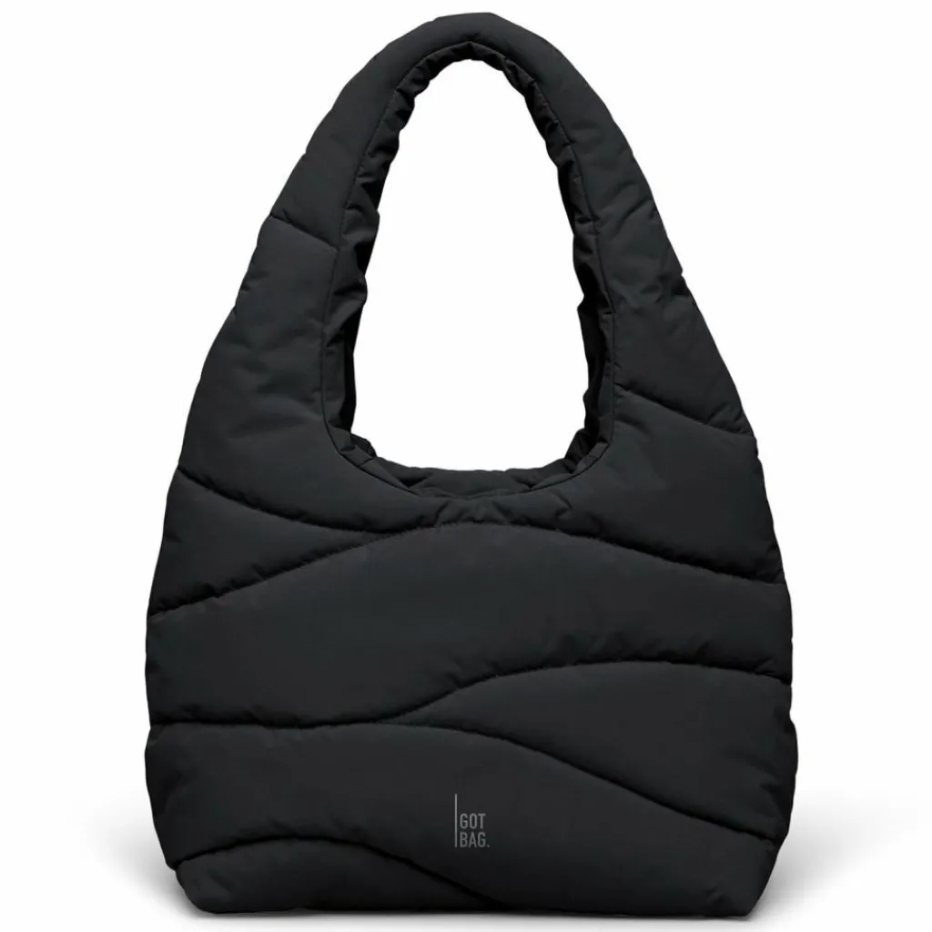 New GOT BAG Wavy Puffer Shopper Tasche 40 cm black