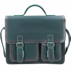 Greenburry Aktentaschen<Aktentasche Leder 39 cm dark green
