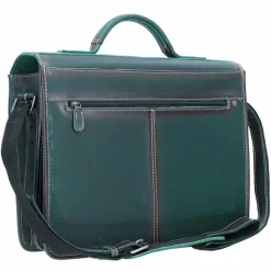 Greenburry Aktentaschen<Aktentasche Leder 39 cm dark green