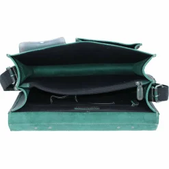 Greenburry Aktentaschen<Aktentasche Leder 39 cm dark green