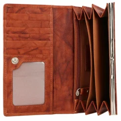 Sale Greenburry Basic Geldbörse RFID Leder 17 cm cognac